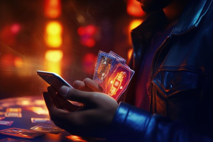 Ilustrasi hiburan digital pada perangkat mobile bagi pengguna Indonesia
